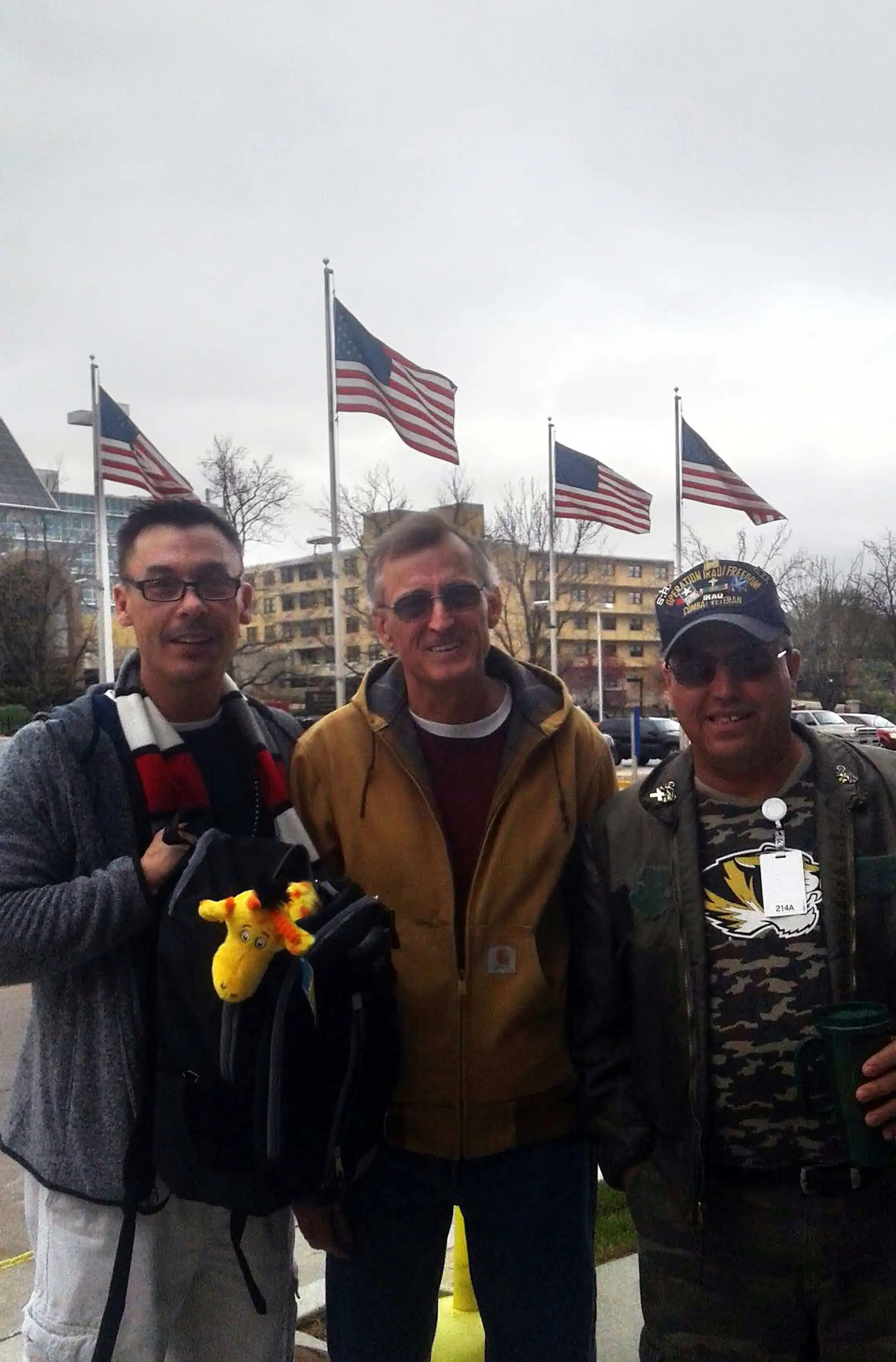 More Veterans turn out to a memorial for a fallen Veteran; author David Haave goes to as many as possible throughout the Nation, USA.